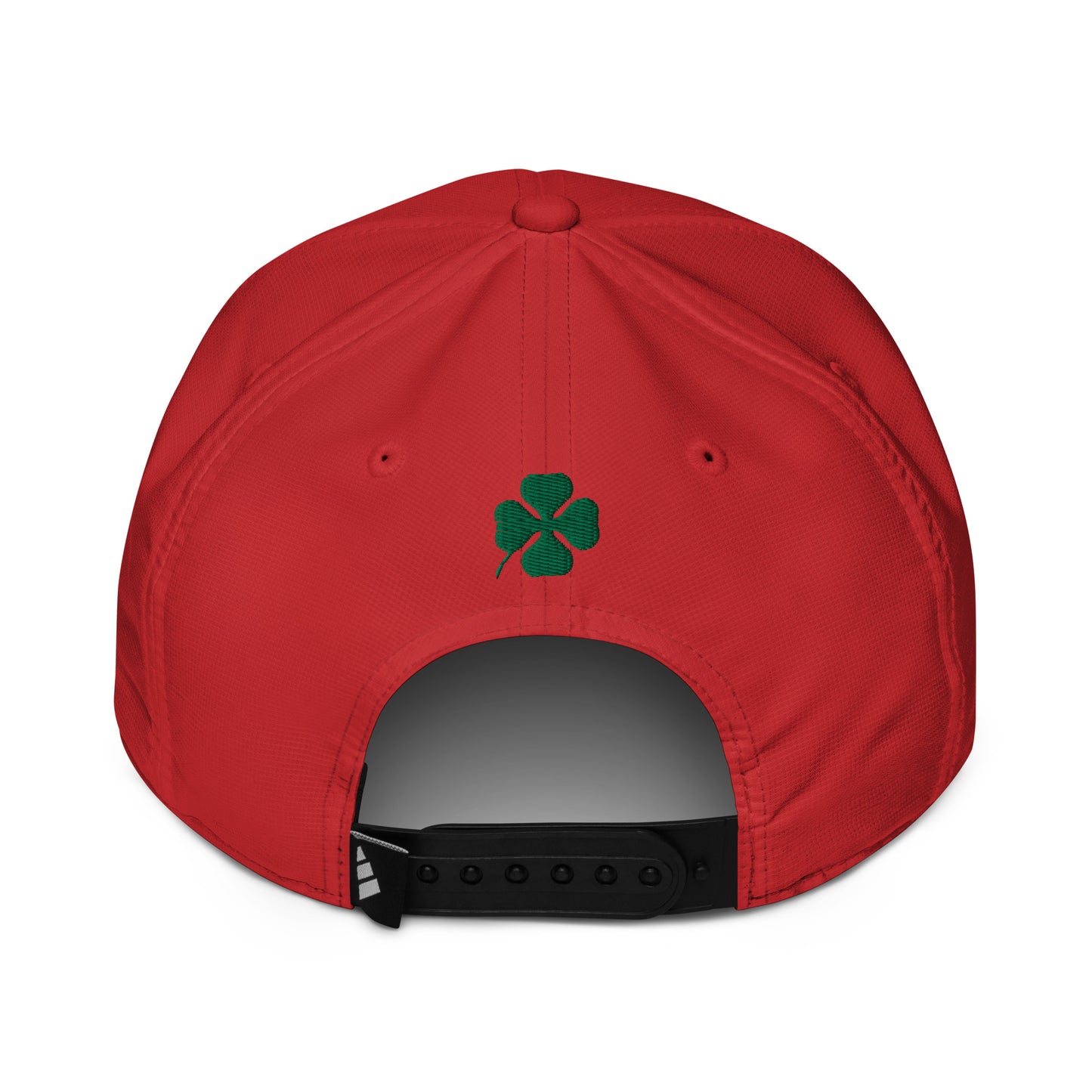 adidas® Alfa Romeo Performance Cap - Biscione Snake & Cross in Rosso & White, Quadrifoglio Verde 1910 Rear - 6 Colors