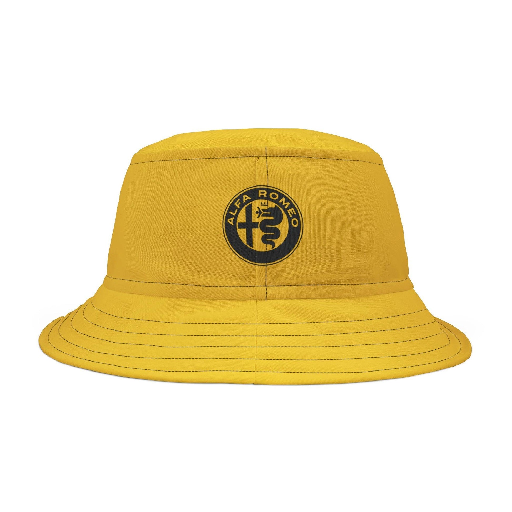 Alfa Romeo 4C Bucket Hat - Giallo Prototipo Yellow, Made in USA - AI Print Spot