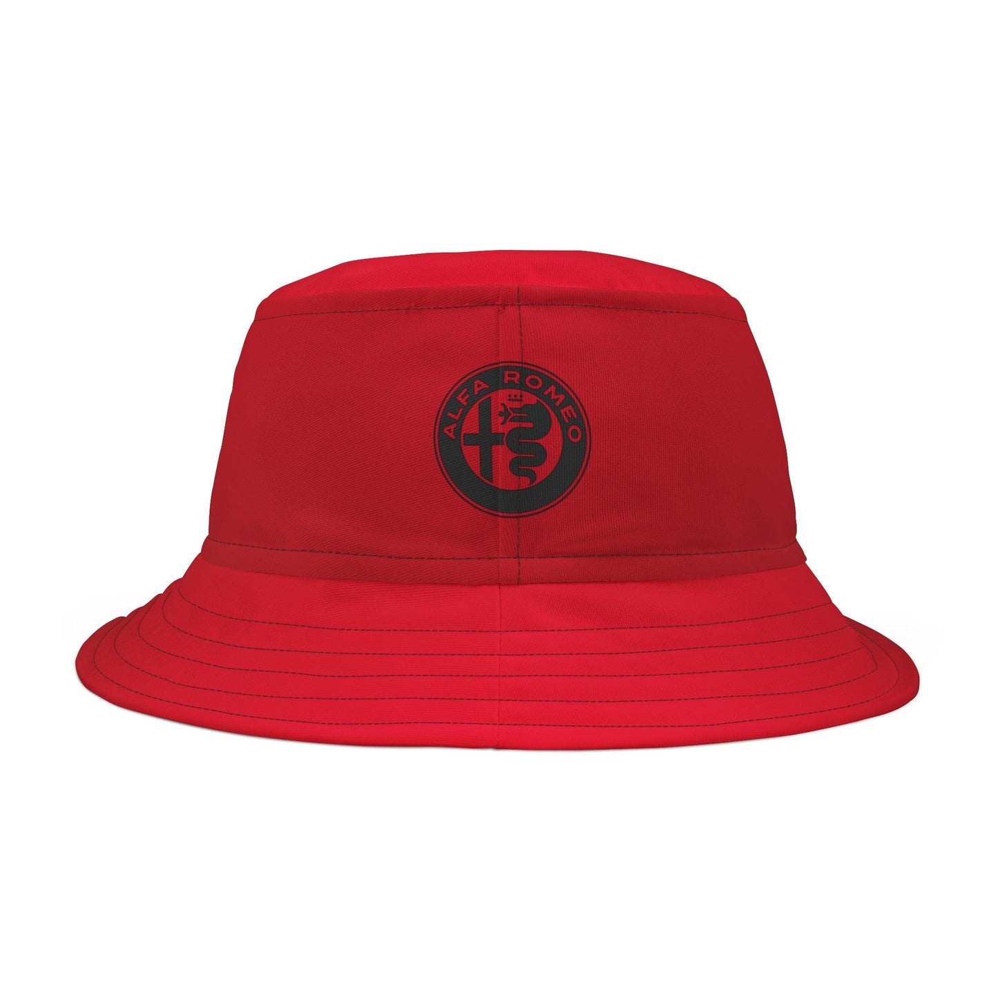 Alfa Romeo 4C Bucket Hat - Rosso Competizione Red, Made in USA - AI Print Spot