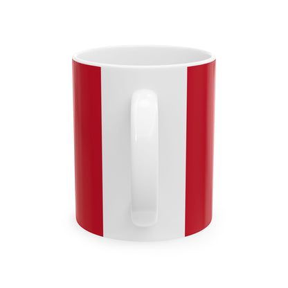 Alfa Romeo 4C Coupe Ceramic Coffee Mug with Tributo Italian Racing Stripe - 11oz & 15oz - AI Print Spot