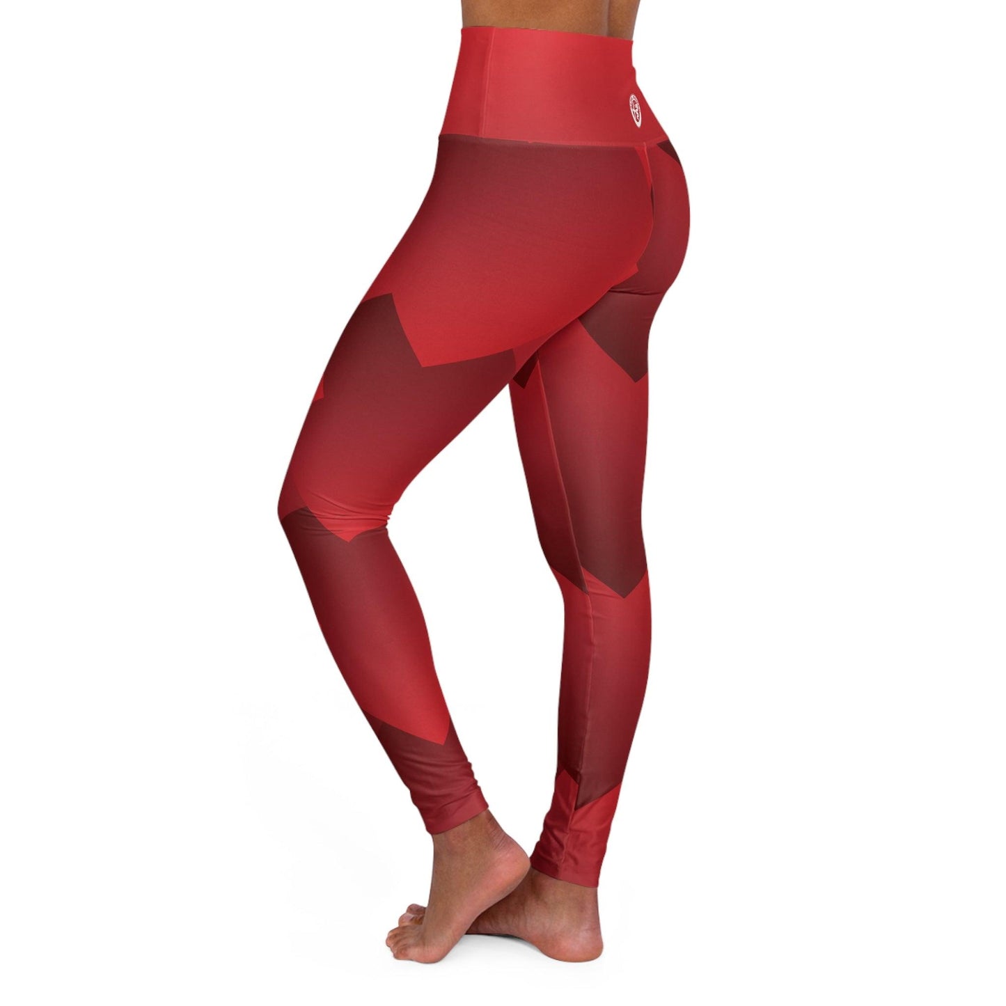 Alfa Romeo Activewear Set - Rosso Etna High Neck Sports Bra & High Waisted Yoga Pants - Bundle & Save - AI Print Spot