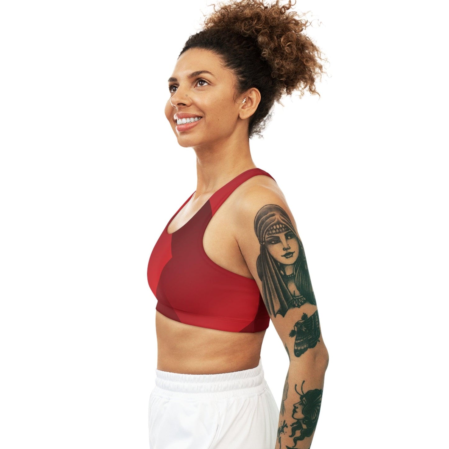 Alfa Romeo Activewear Set - Rosso Etna Sports Bra & Capri Yoga Pants - Bundle & Save - AI Print Spot