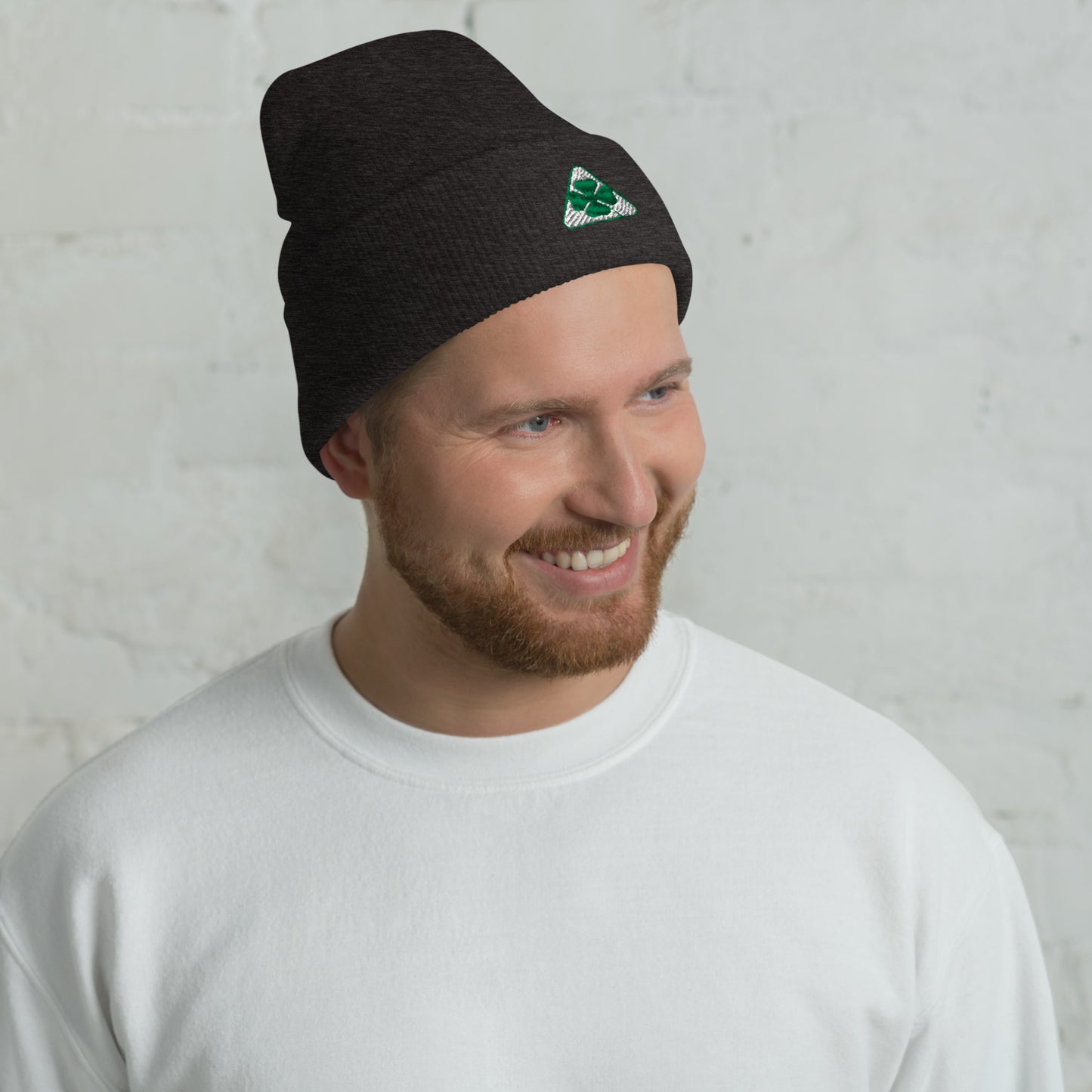 Alfa Romeo Embroidered Quadrifoglio Verde Cuffed Beanie | Unisex Style - AI Print Spot