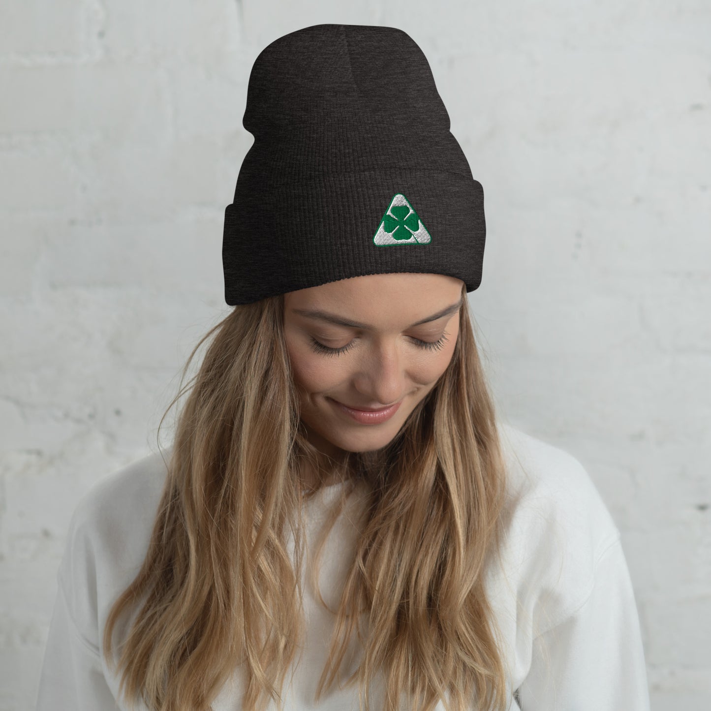 Alfa Romeo Embroidered Quadrifoglio Verde Cuffed Beanie | Unisex Style - AI Print Spot