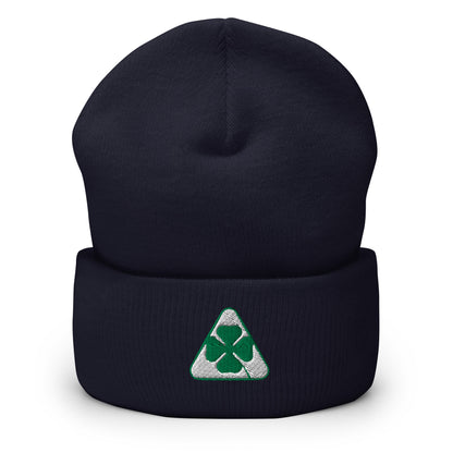 Alfa Romeo Embroidered Quadrifoglio Verde Cuffed Beanie | Unisex Style - AI Print Spot