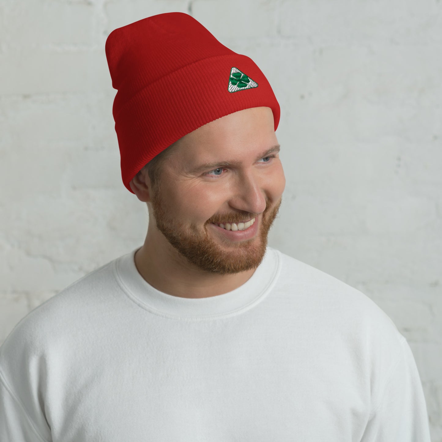 Alfa Romeo Embroidered Quadrifoglio Verde Cuffed Beanie | Unisex Style - AI Print Spot