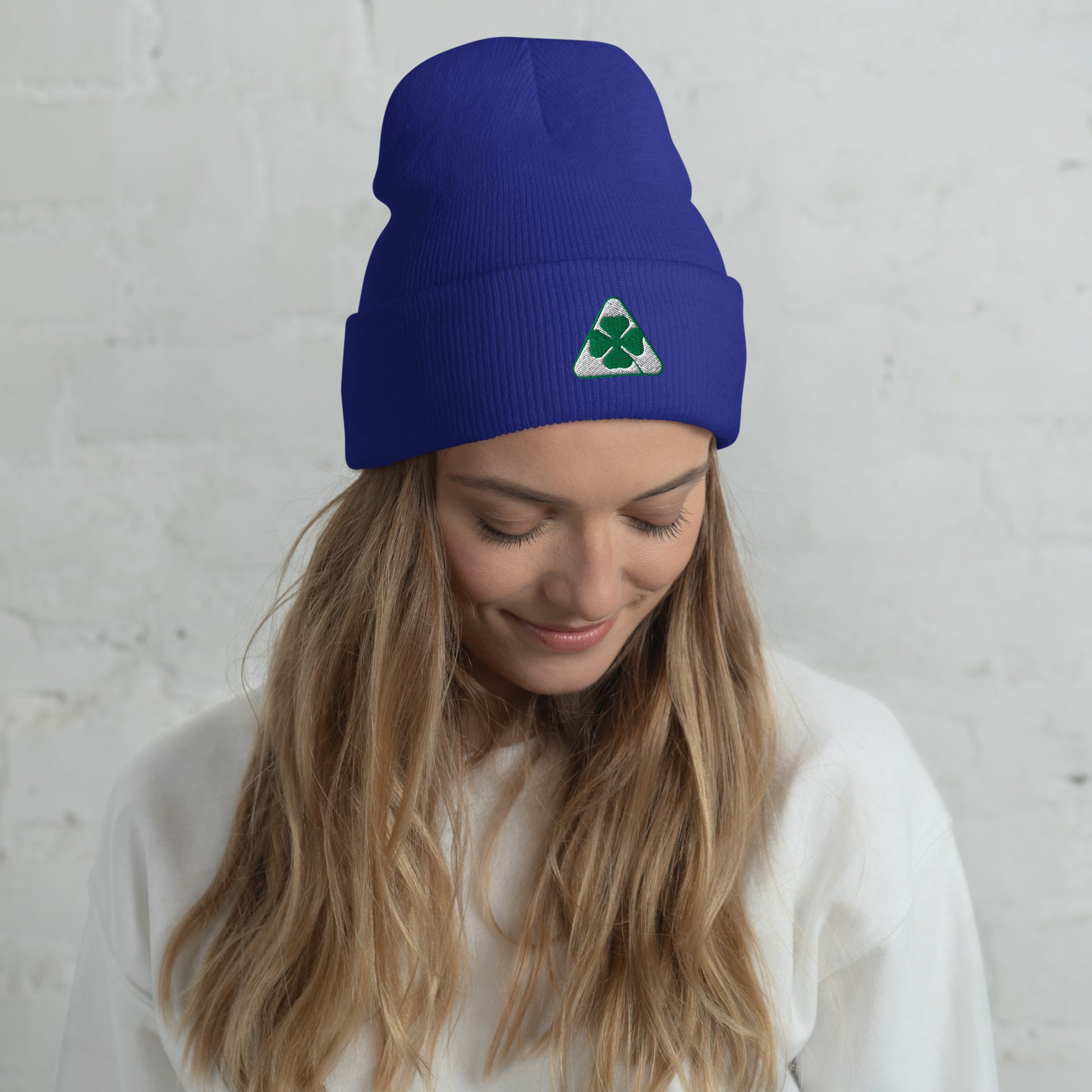 Alfa Romeo Embroidered Quadrifoglio Verde Cuffed Beanie | Unisex Style - AI Print Spot