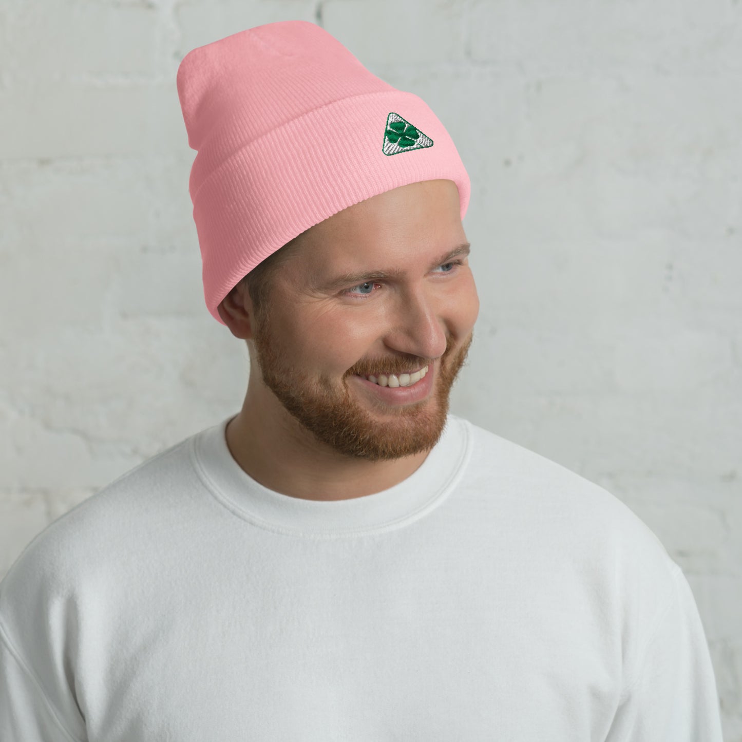 Alfa Romeo Embroidered Quadrifoglio Verde Cuffed Beanie | Unisex Style - AI Print Spot