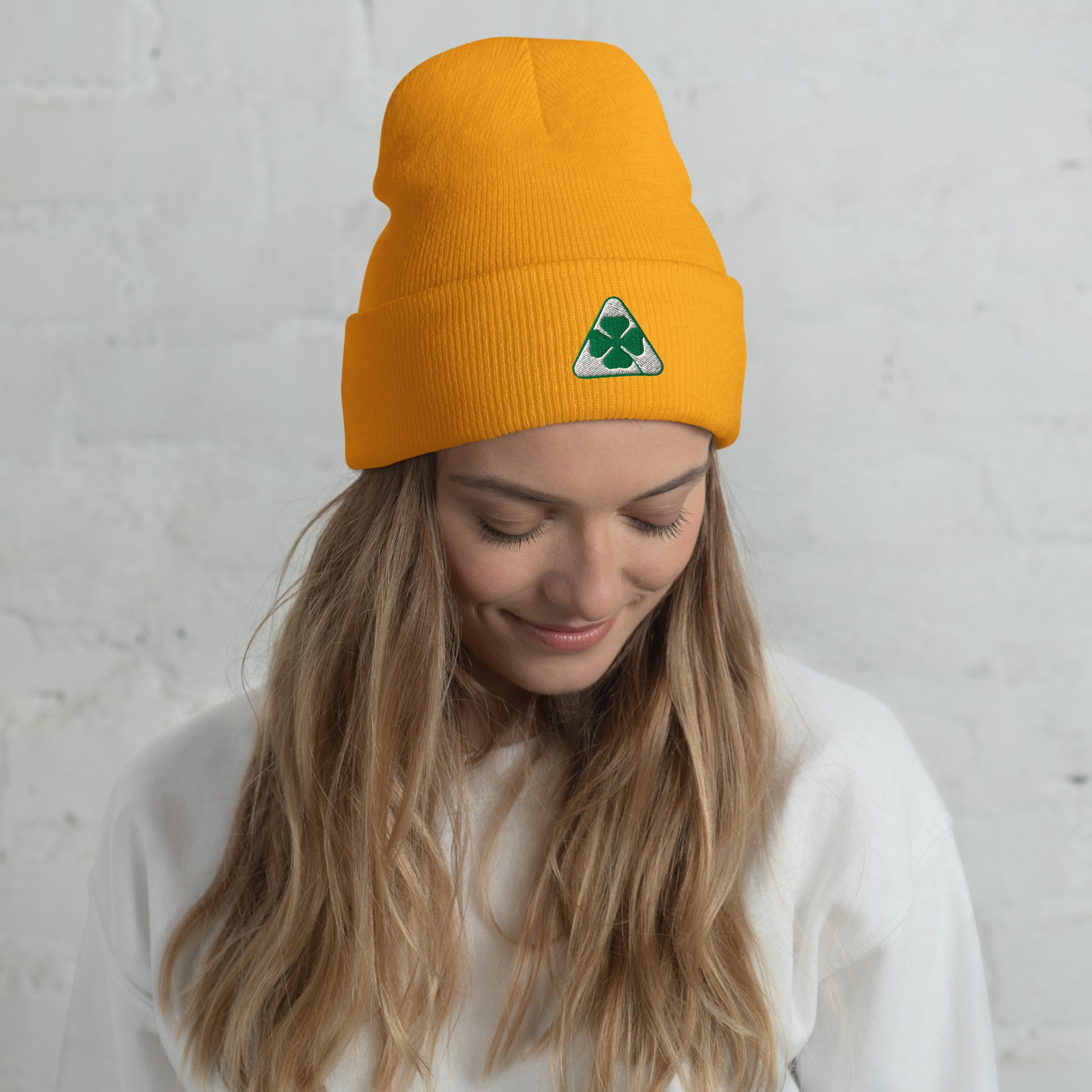 Alfa Romeo Embroidered Quadrifoglio Verde Cuffed Beanie | Unisex Style - AI Print Spot