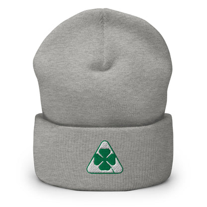 Alfa Romeo Embroidered Quadrifoglio Verde Cuffed Beanie | Unisex Style - AI Print Spot