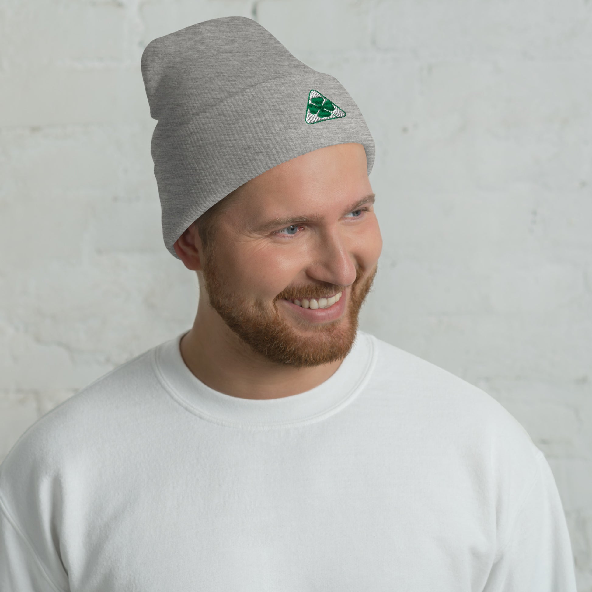 Alfa Romeo Embroidered Quadrifoglio Verde Cuffed Beanie | Unisex Style - AI Print Spot