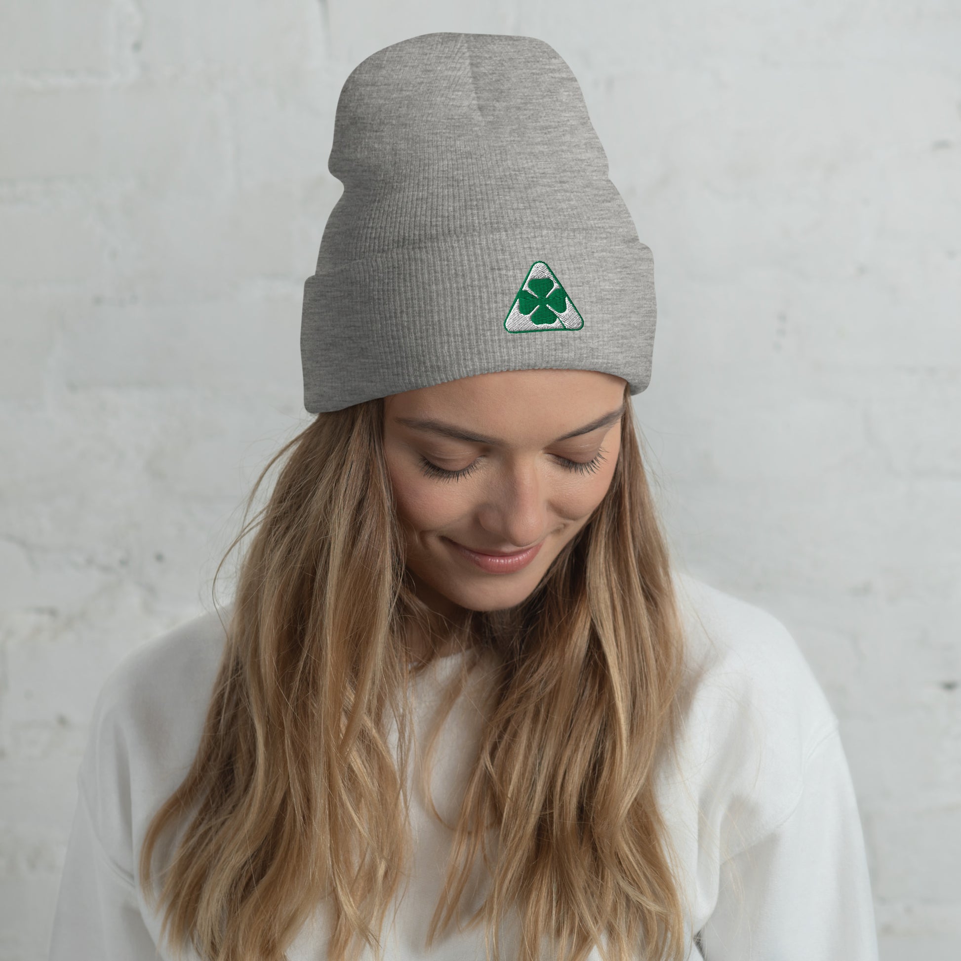 Alfa Romeo Embroidered Quadrifoglio Verde Cuffed Beanie | Unisex Style - AI Print Spot