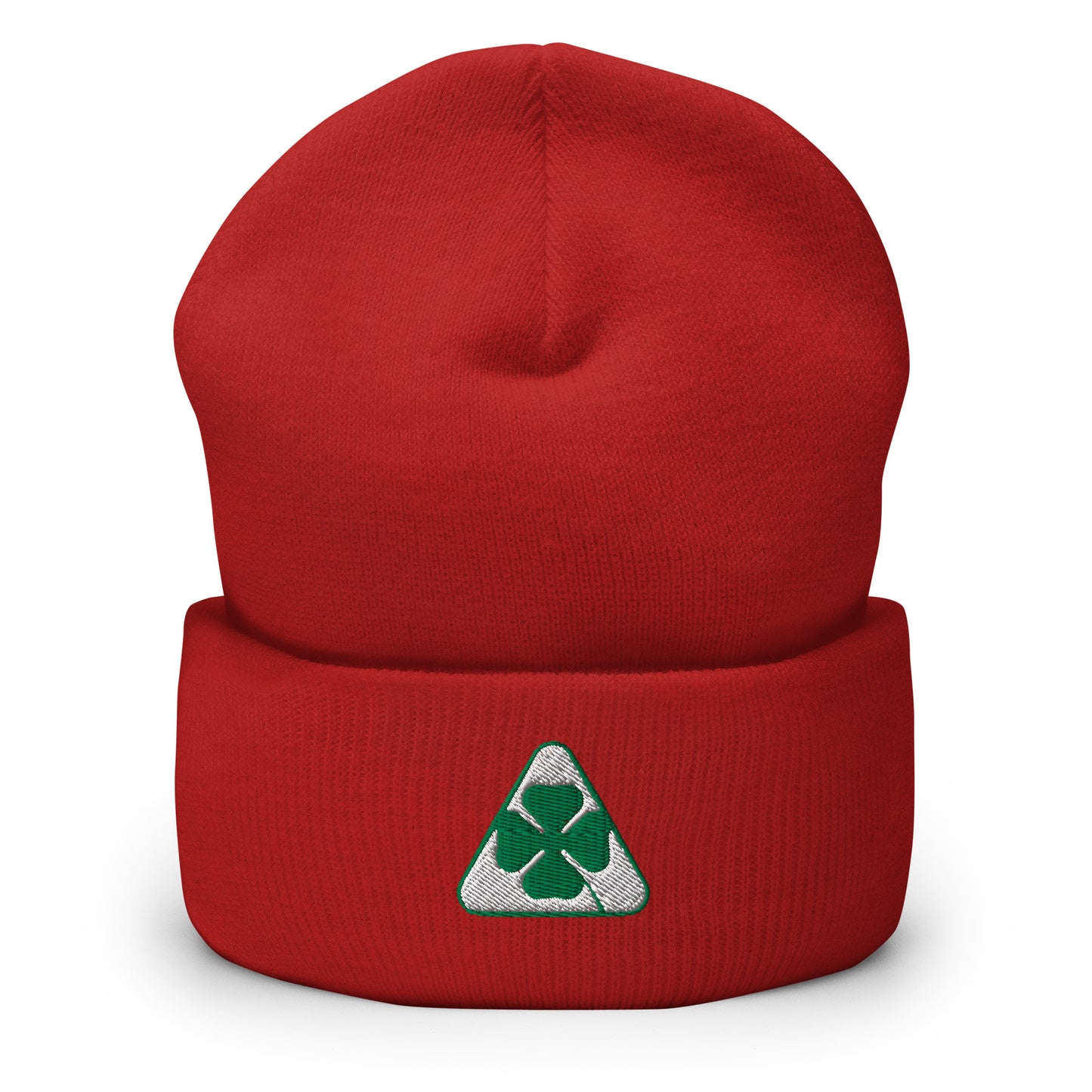 Alfa Romeo Embroidered Quadrifoglio Verde Cuffed Beanie | Unisex Style - AI Print Spot