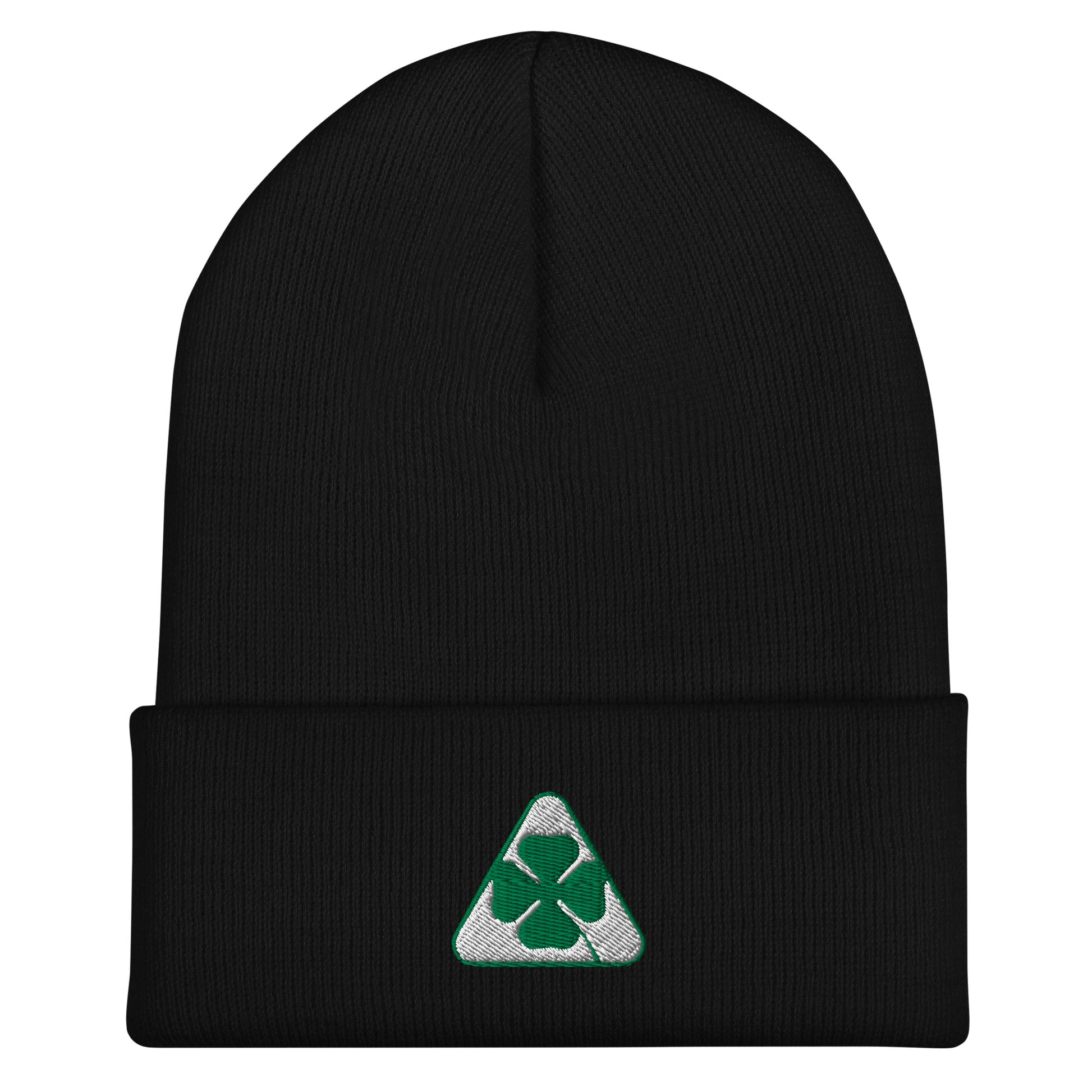 Alfa Romeo Embroidered Quadrifoglio Verde Cuffed Beanie | Unisex Style - AI Print Spot