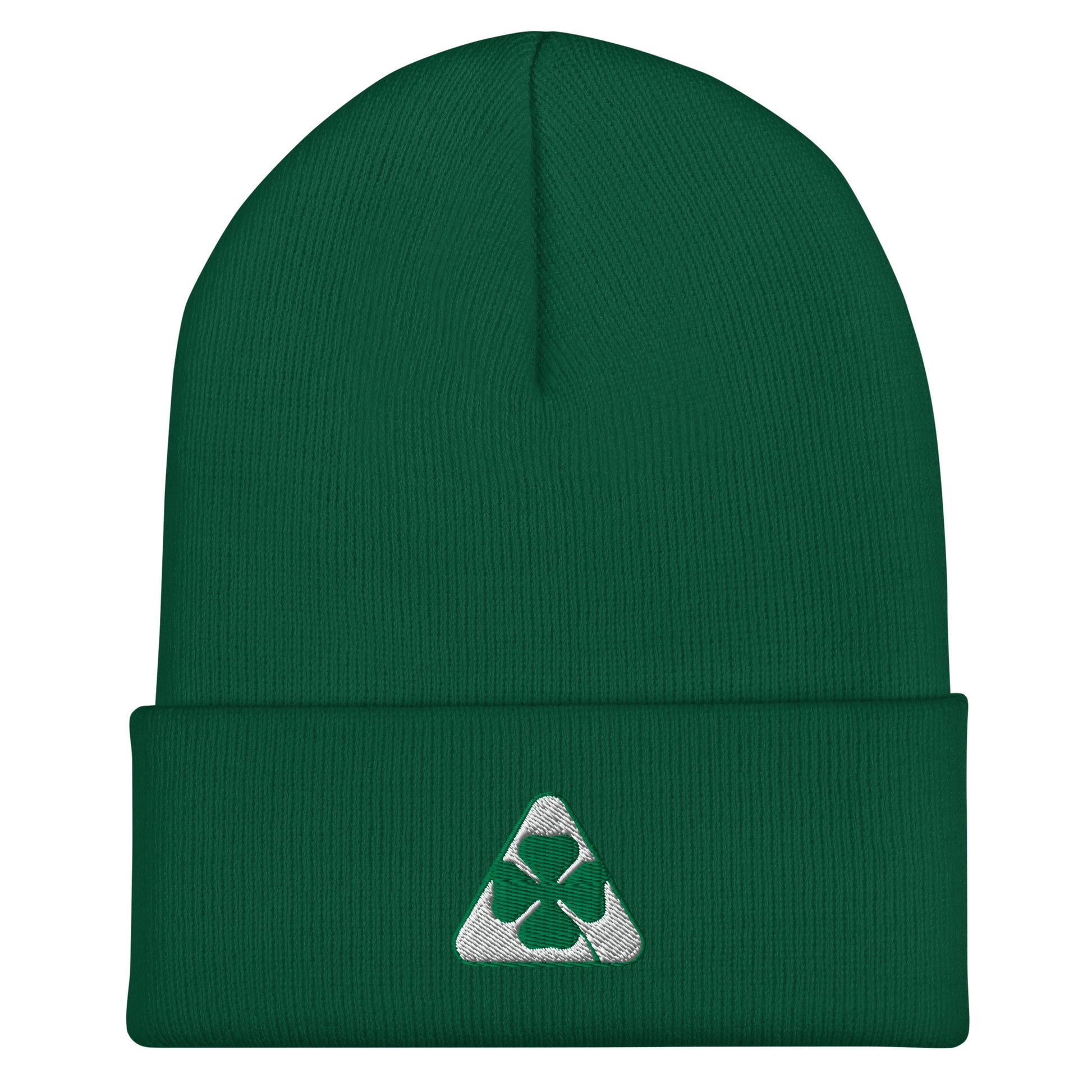 Alfa Romeo Embroidered Quadrifoglio Verde Cuffed Beanie | Unisex Style - AI Print Spot