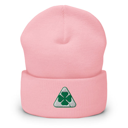 Alfa Romeo Embroidered Quadrifoglio Verde Cuffed Beanie | Unisex Style - AI Print Spot