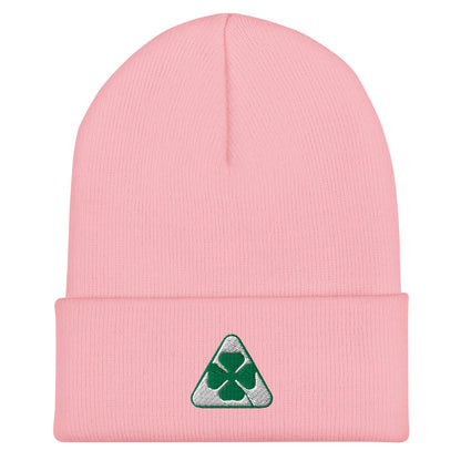 Alfa Romeo Embroidered Quadrifoglio Verde Cuffed Beanie | Unisex Style - AI Print Spot