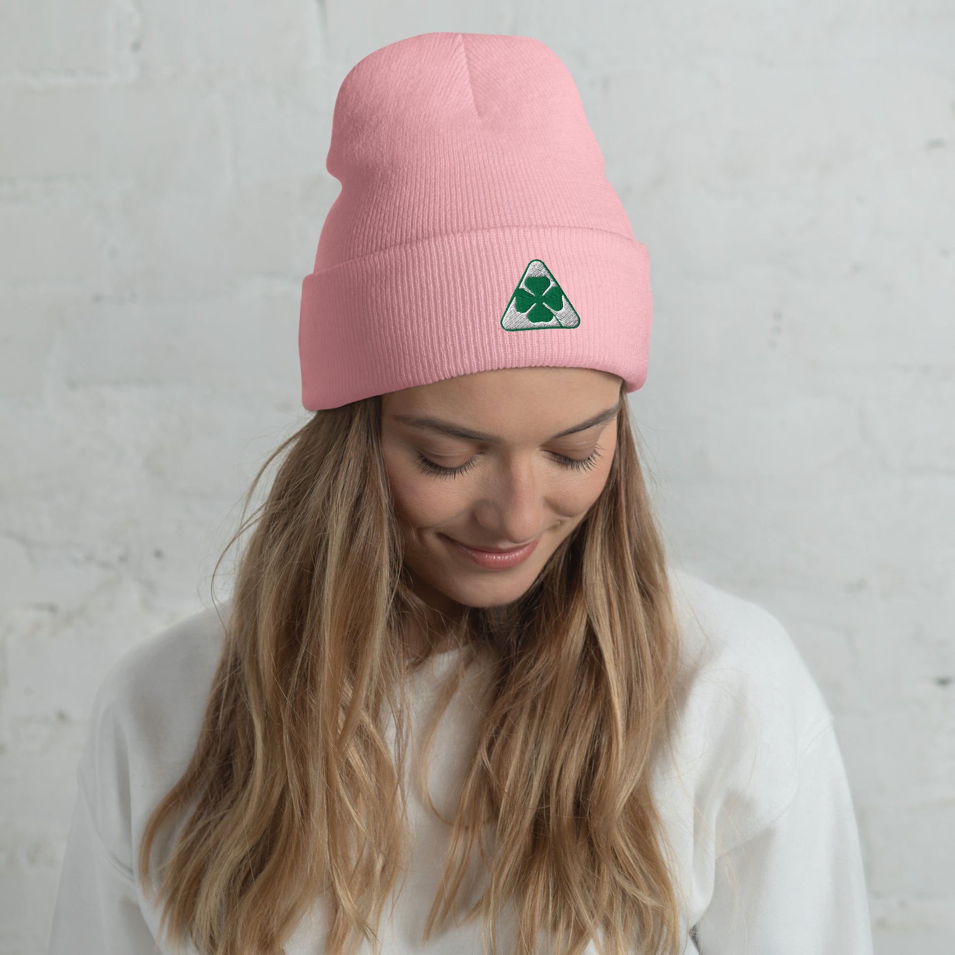 Alfa Romeo Embroidered Quadrifoglio Verde Cuffed Beanie | Unisex Style - AI Print Spot