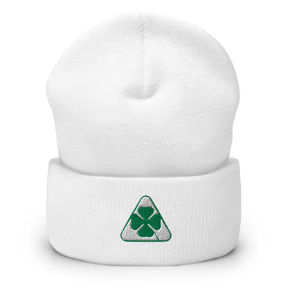 Alfa Romeo Embroidered Quadrifoglio Verde Cuffed Beanie | Unisex Style - AI Print Spot