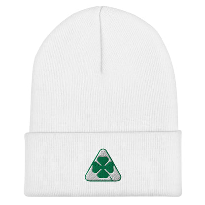 Alfa Romeo Embroidered Quadrifoglio Verde Cuffed Beanie | Unisex Style - AI Print Spot