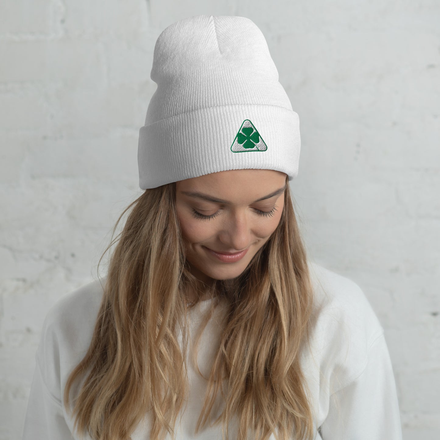 Alfa Romeo Embroidered Quadrifoglio Verde Cuffed Beanie | Unisex Style - AI Print Spot