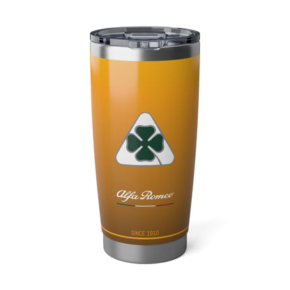 Alfa Romeo Giulia Quadrifoglio Tumbler in Ocra GT - 20oz, Insulated - AI Print Spot