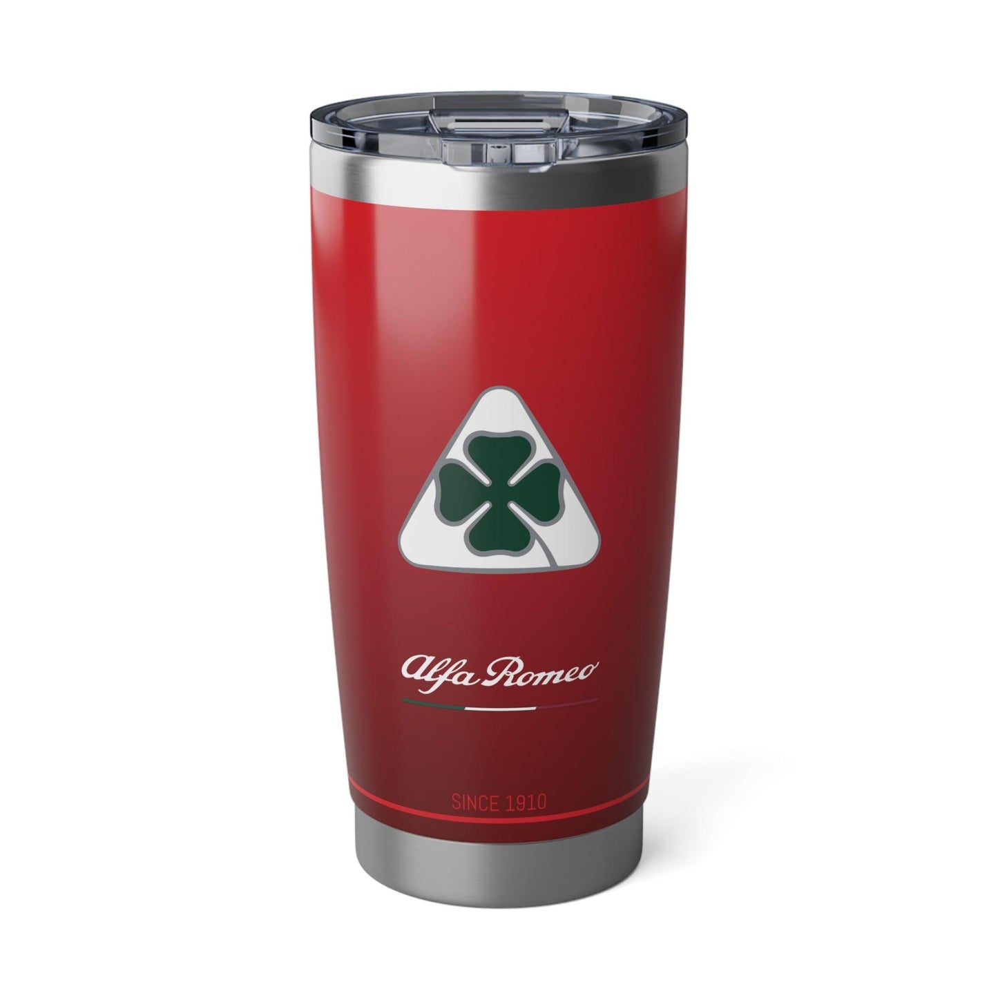 Alfa Romeo Giulia Quadrifoglio Tumbler in Rosso Etna - 20oz, Insulated - AI Print Spot