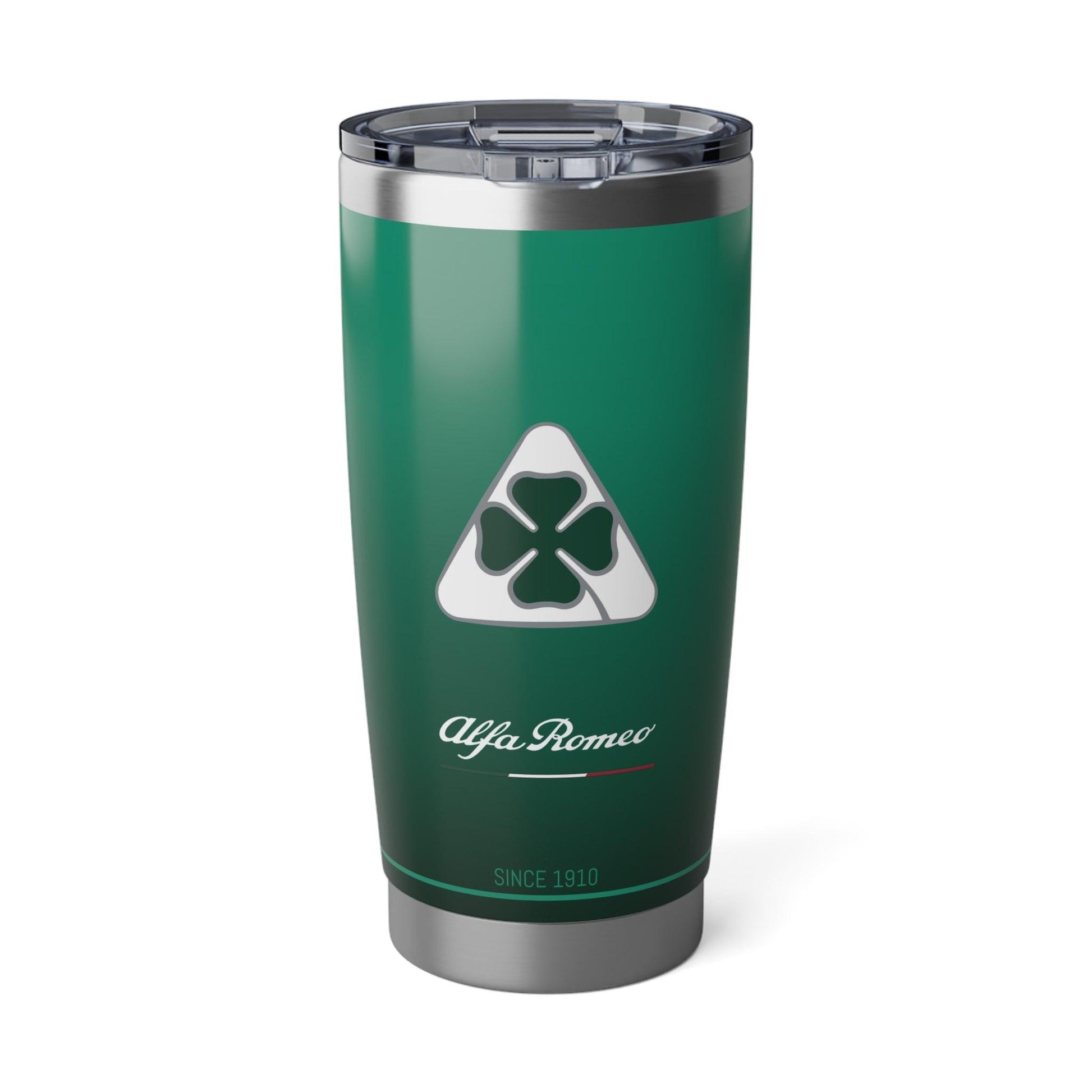 Alfa Romeo Giulia Quadrifoglio Tumbler in Verde Montreal - 20oz, Insulated - AI Print Spot