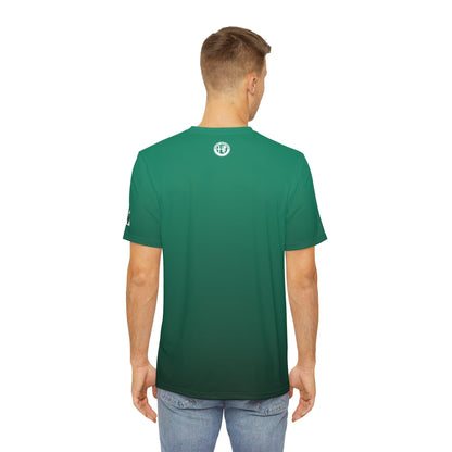 Alfa Romeo Performance Tee for Alfa Romeo Enthusiasts - Quadrifoglio Style in Verde Montreal Green - AI Print Spot