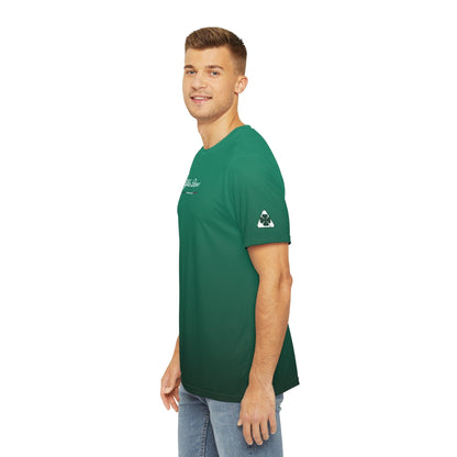 Alfa Romeo Performance Tee for Alfa Romeo Enthusiasts - Quadrifoglio Style in Verde Montreal Green - AI Print Spot