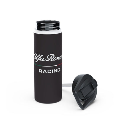 Alfa Romeo Racing Stainless Steel Tumbler - 12oz, 18oz, 32oz, F1 Livery Black - AI Print Spot