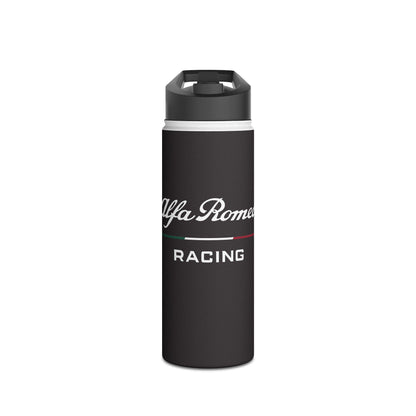 Alfa Romeo Racing Stainless Steel Tumbler - 12oz, 18oz, 32oz, F1 Livery Black - AI Print Spot