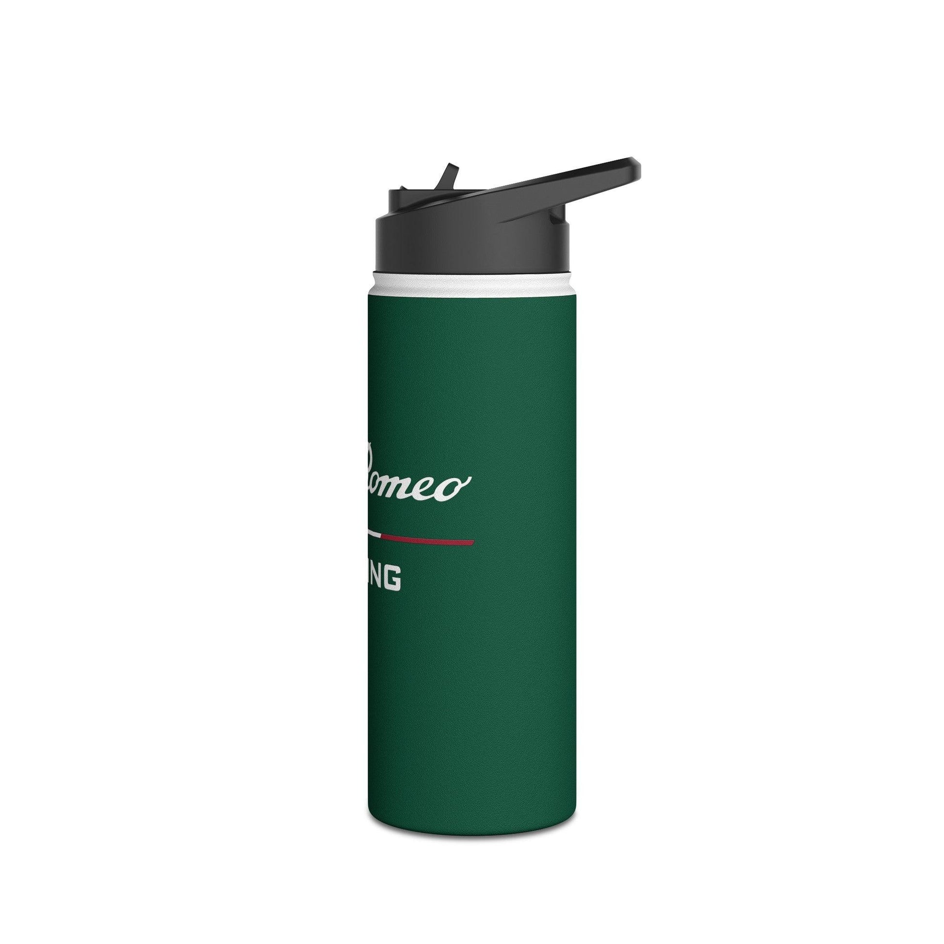 Alfa Romeo Racing Stainless Steel Tumbler - 12oz, 18oz, 32oz, F1 Livery Green - AI Print Spot