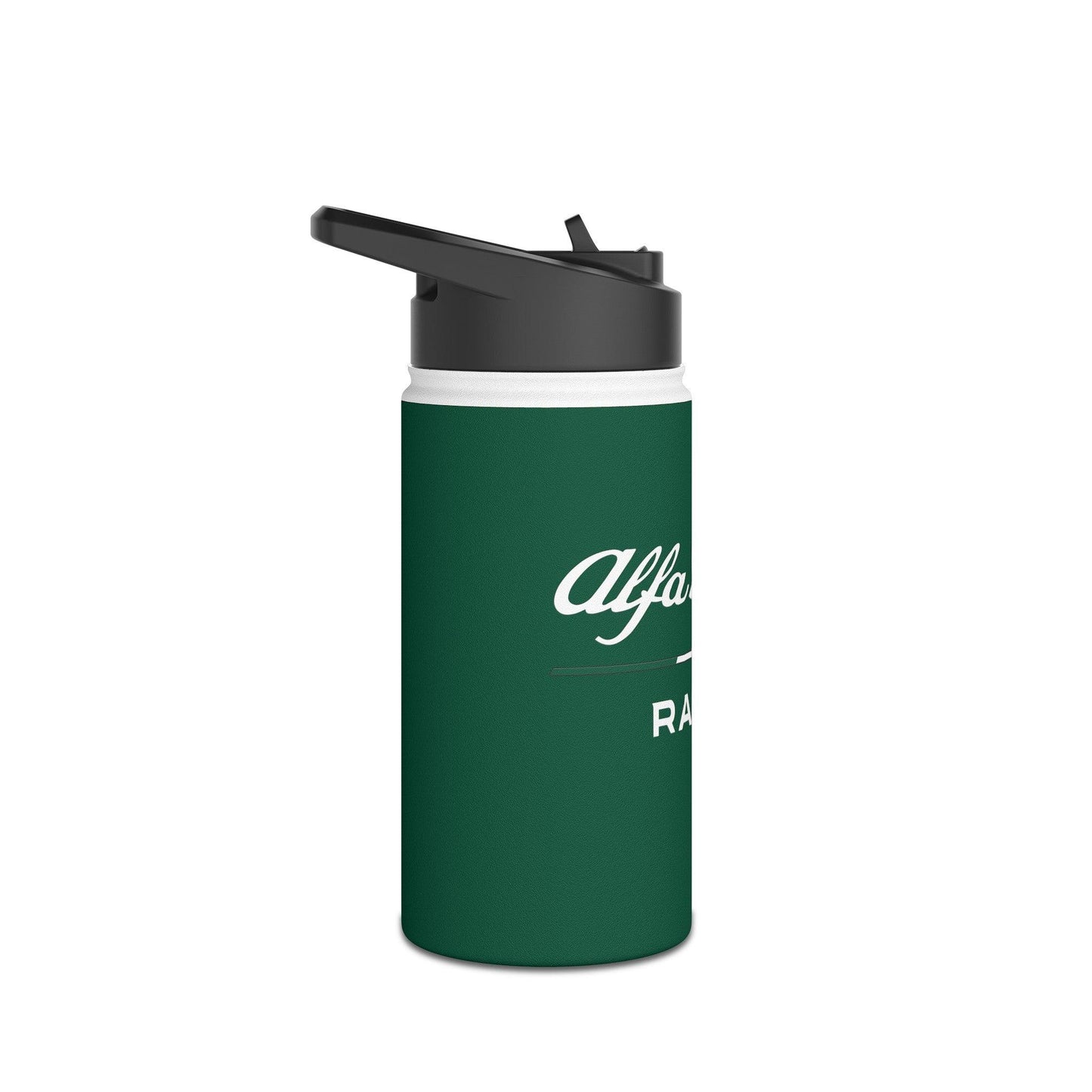 Alfa Romeo Racing Stainless Steel Tumbler - 12oz, 18oz, 32oz, F1 Livery Green - AI Print Spot