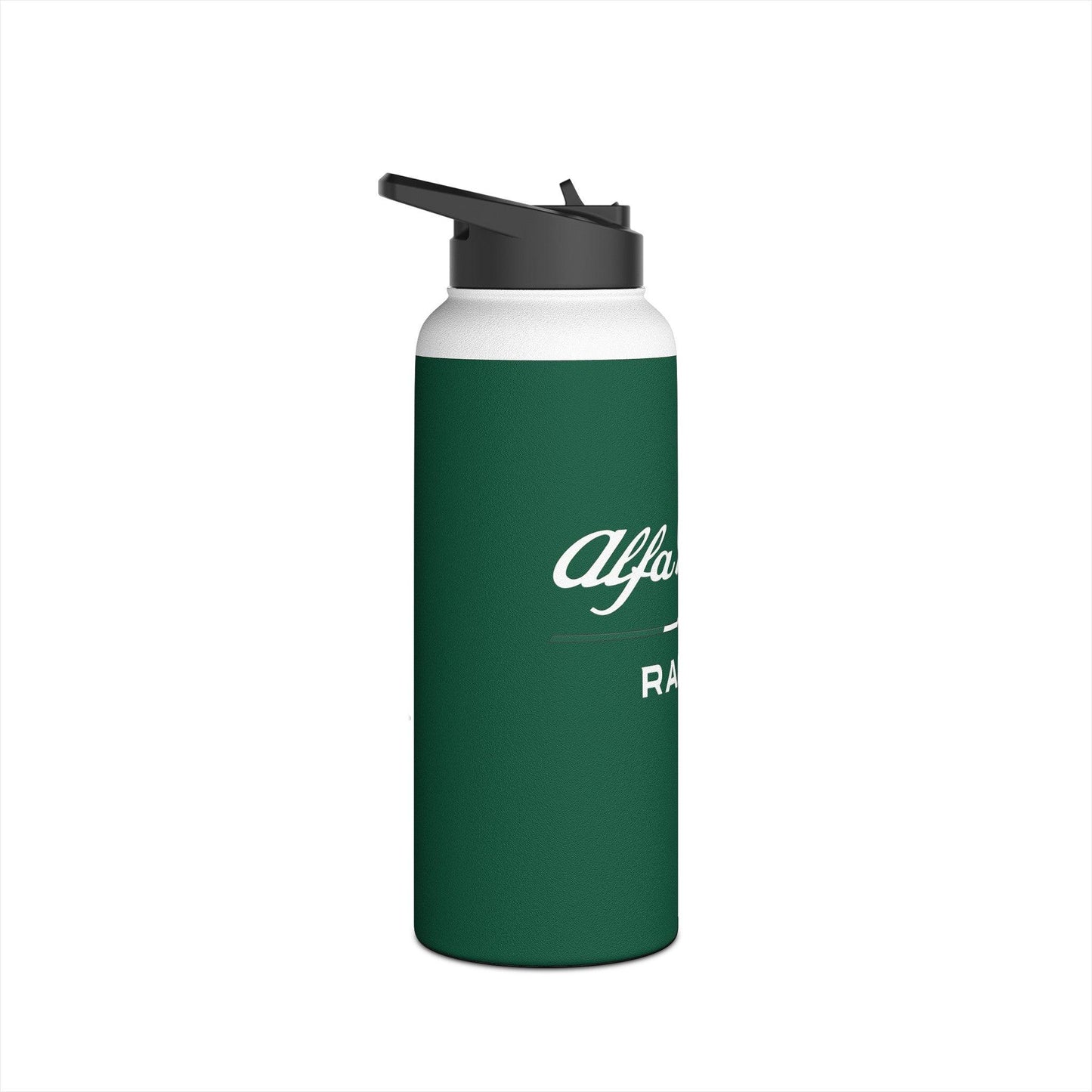 Alfa Romeo Racing Stainless Steel Tumbler - 12oz, 18oz, 32oz, F1 Livery Green - AI Print Spot