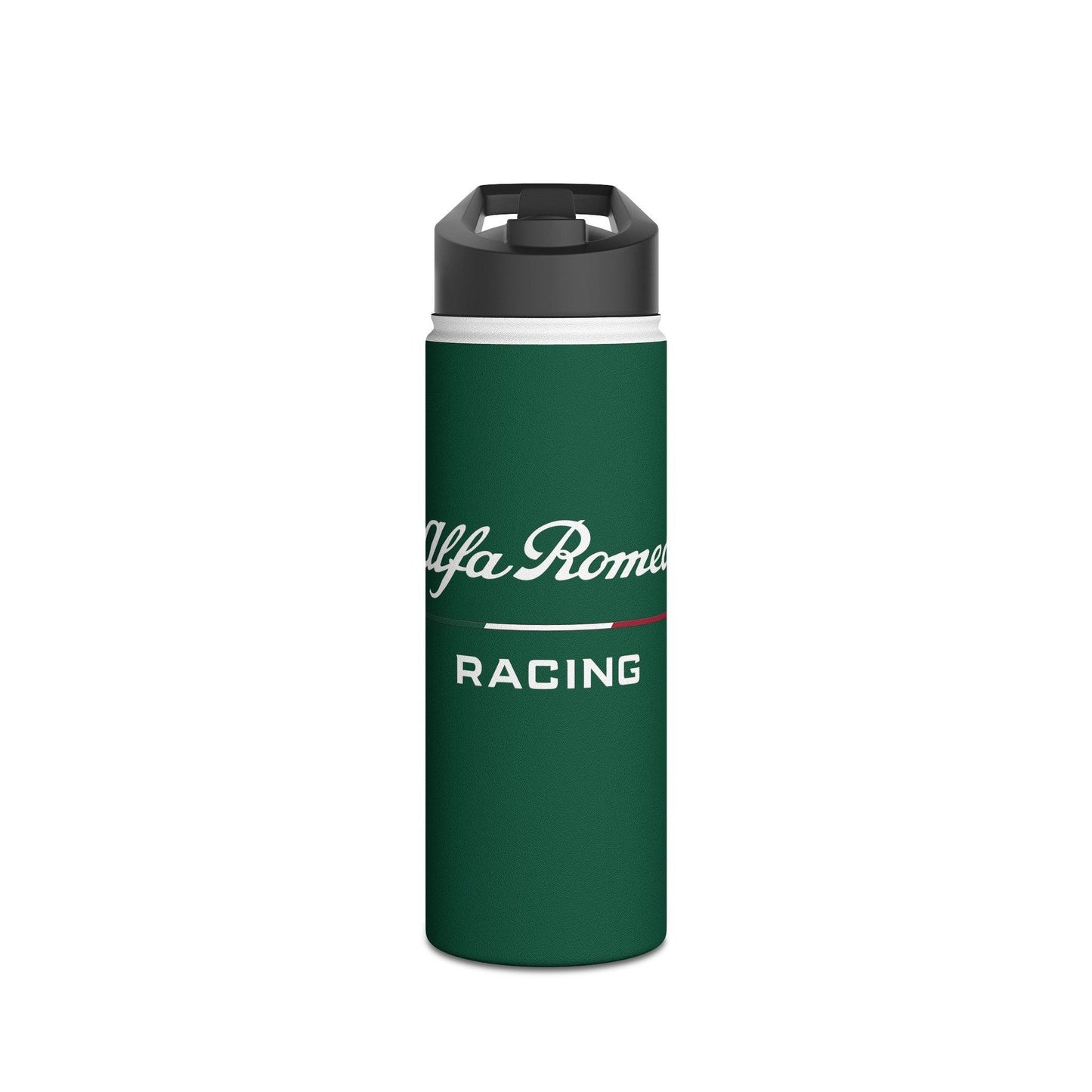 Alfa Romeo Racing Stainless Steel Tumbler - 12oz, 18oz, 32oz, F1 Livery Green - AI Print Spot