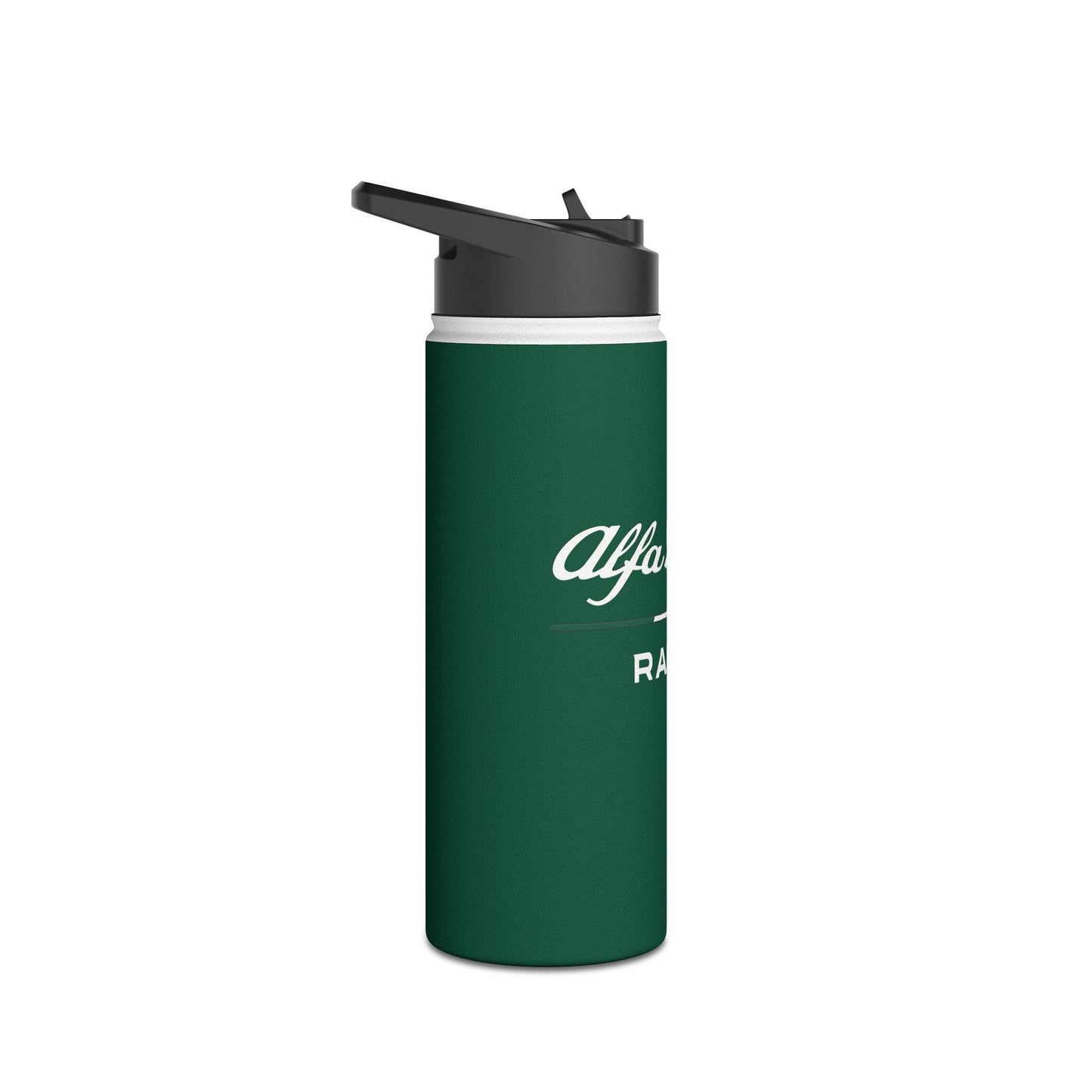 Alfa Romeo Racing Stainless Steel Tumbler - 12oz, 18oz, 32oz, F1 Livery Green - AI Print Spot