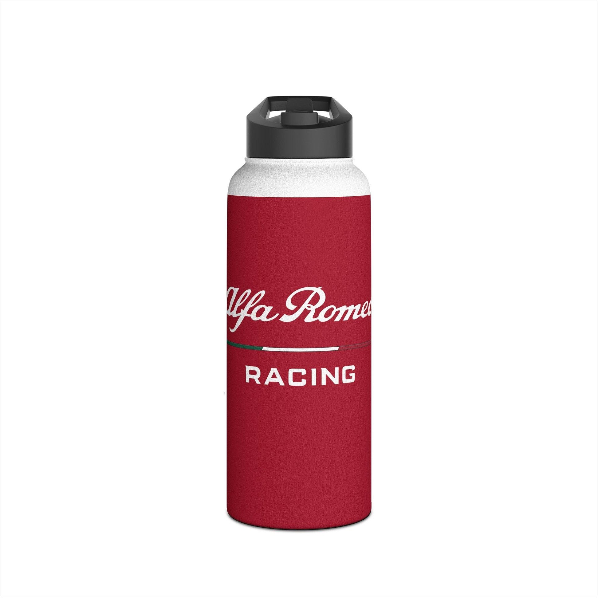 Alfa Romeo Racing Stainless Steel Tumbler - 12oz, 18oz, 32oz, F1 Livery Red - AI Print Spot