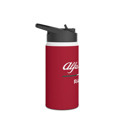 Alfa Romeo Racing Stainless Steel Tumbler - 12oz, 18oz, 32oz, F1 Livery Red - AI Print Spot