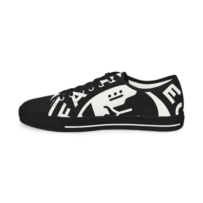 Alfa Romeo Script Low Top Canvas Sneaker - Customizable Men’s Footwear - Comfortable & Durable Design - Perfect for a Drive or Unique Sneaker Fans - AI Print Spot