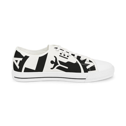 Alfa Romeo Script Low Top Canvas Sneaker - Customizable Men’s Footwear - Comfortable & Durable Design - Perfect for a Drive or Unique Sneaker Fans - AI Print Spot