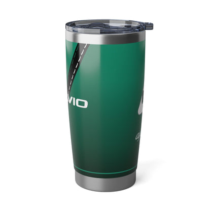 Alfa Romeo Stelvio Quadrifoglio Tumbler in Verde Montreal - 20oz, Insulated - AI Print Spot