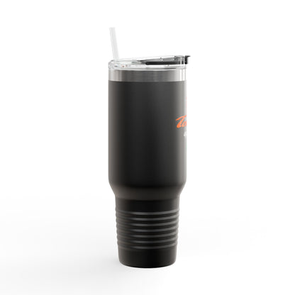 Alfa Romeo Tonale in Fiery Orange 40oz Powder-Coated Insulated Travel Mug – Black or White Options - AI Print Spot