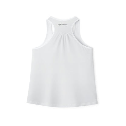 Alfa Romeo Trofeo White Cinched Back Tank Top - Biscione Snake & Cross - Performance Fit - Made in USA - AI Print Spot