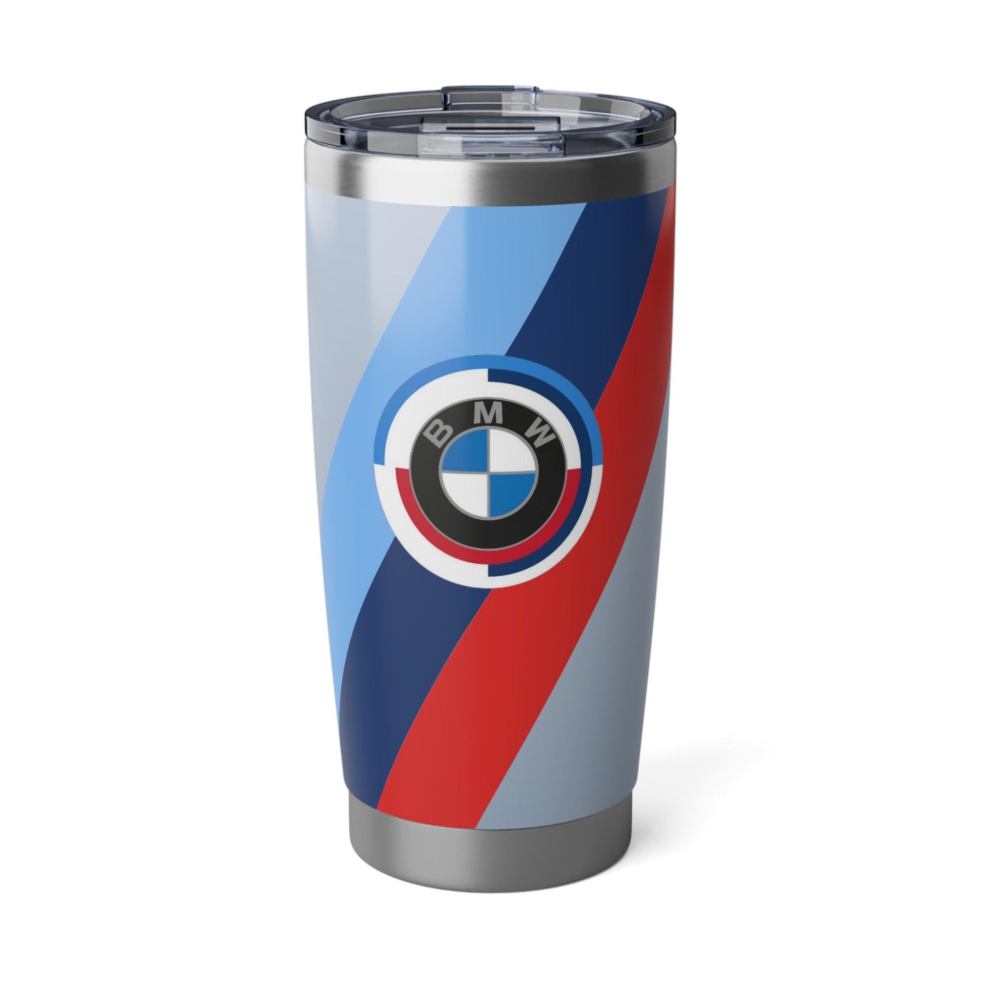 BMW 20oz Tumbler in Brooklyn Grey - 50 Jahre - M Piping & Logo - Limited Edition - Stainless Steel - Car Enthusiast - G80 Fans - AI Print Spot