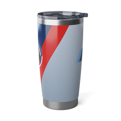 BMW 20oz Tumbler in Brooklyn Grey - 50 Jahre - M Piping & Logo - Limited Edition - Stainless Steel - Car Enthusiast - G80 Fans - AI Print Spot