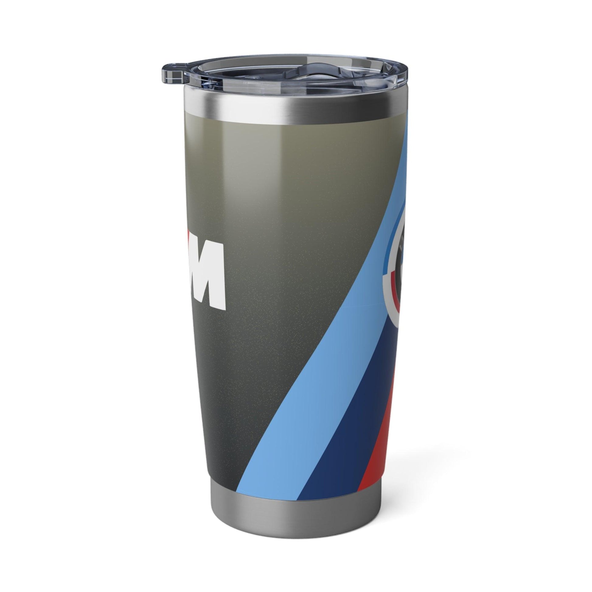 BMW 20oz Tumbler in Dravit Grey - 50 Jahre - M Piping & Logo - Limited Edition - Stainless Steel - Car Enthusiast - G80 Fans - AI Print Spot