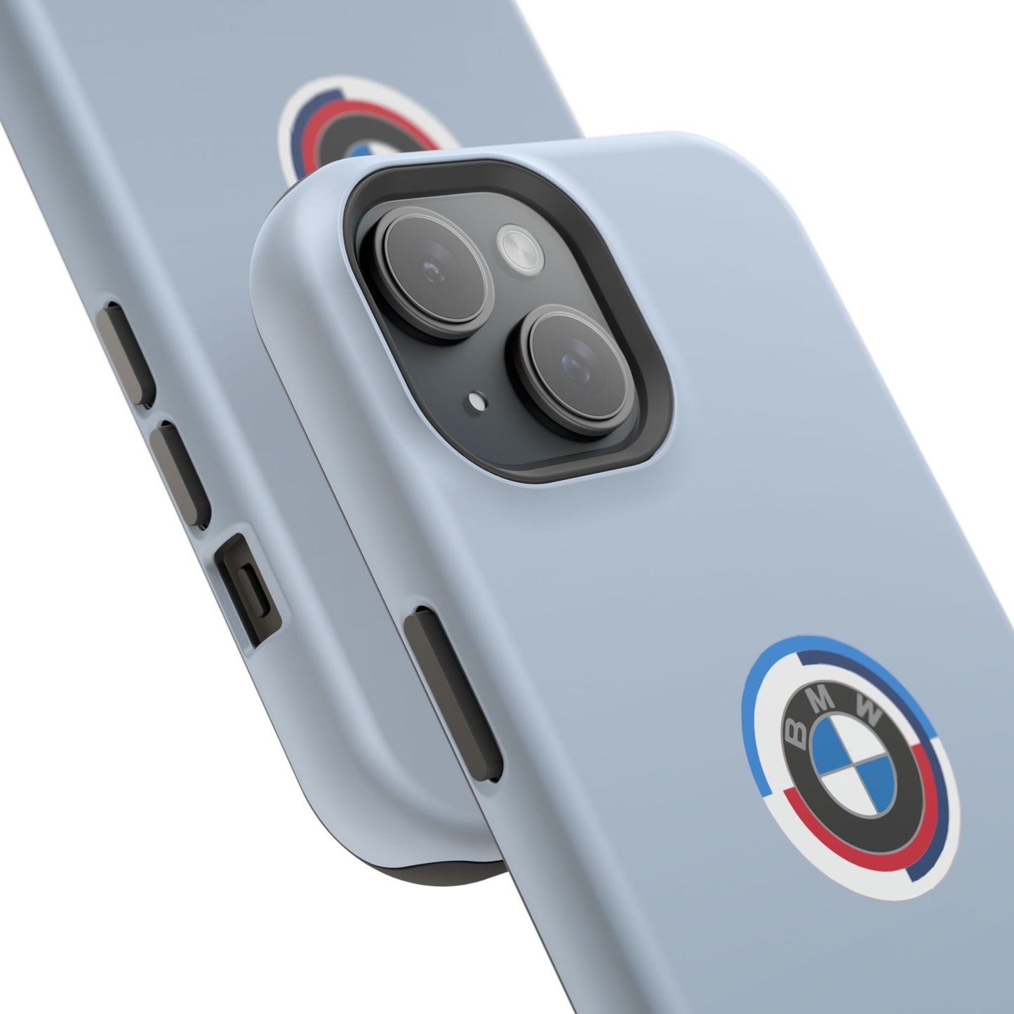 BMW G8X Brooklyn Grey iPhone MagSafe Tough Case - 50 Jahre Logo and M Piping - AI Print Spot