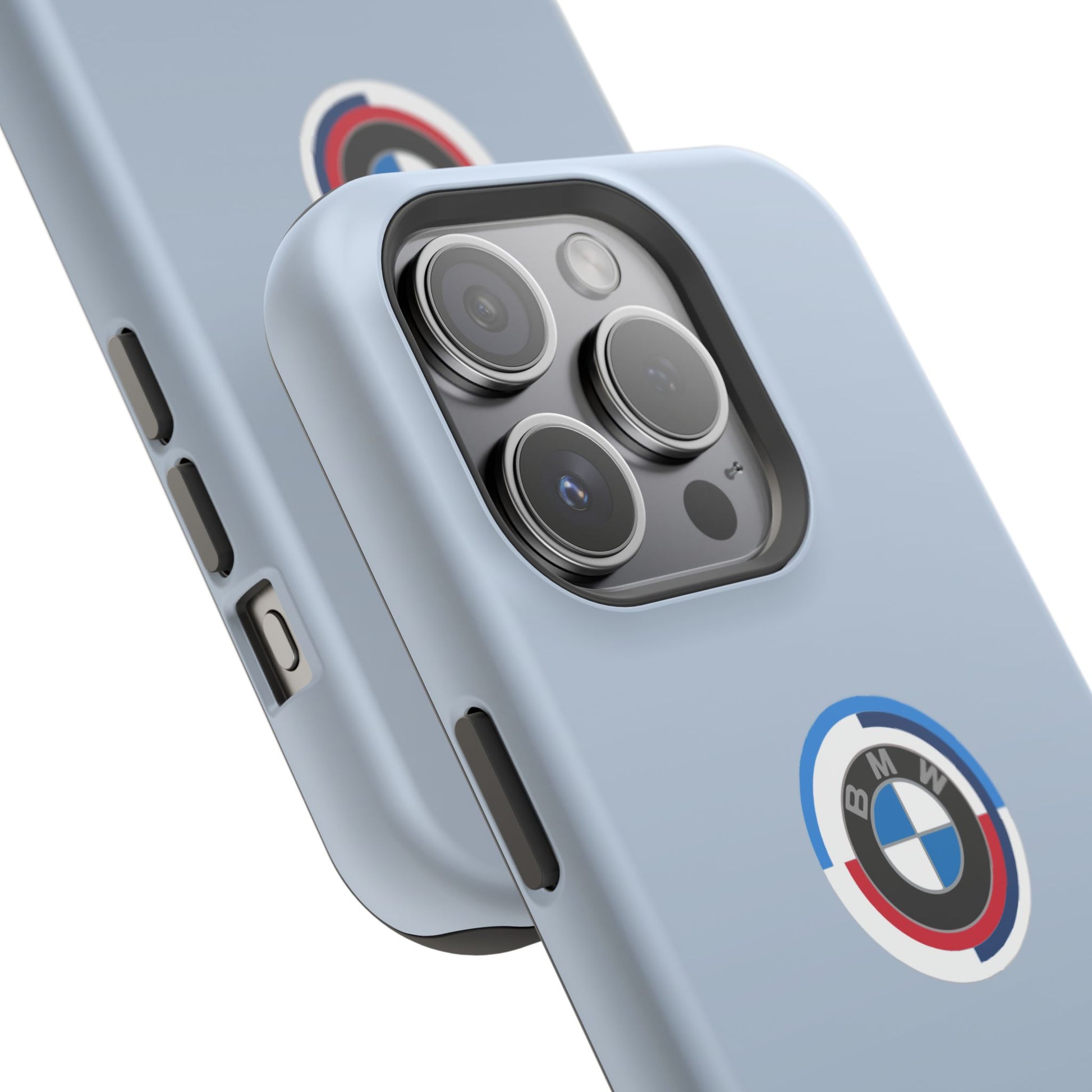 BMW G8X Brooklyn Grey iPhone MagSafe Tough Case - 50 Jahre Logo and M Piping - AI Print Spot