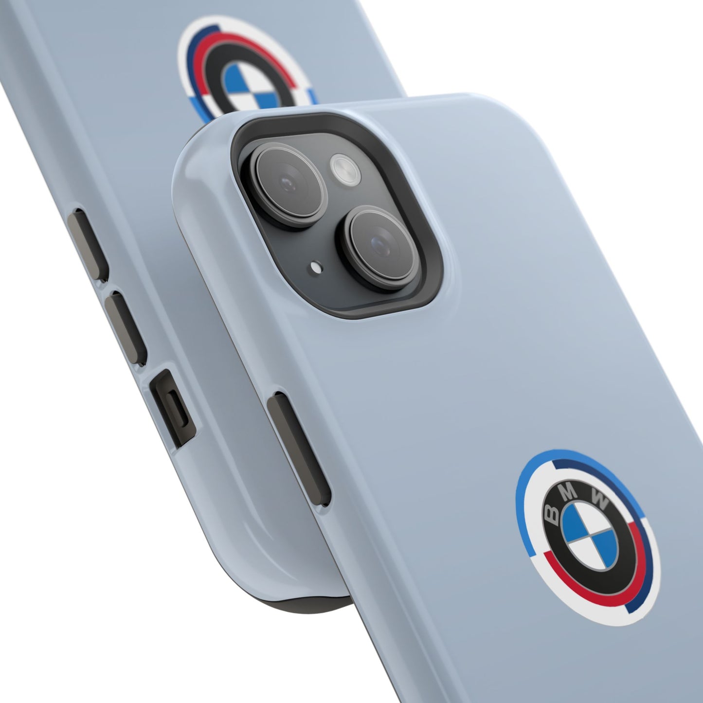 BMW G8X Brooklyn Grey iPhone MagSafe Tough Case - 50 Jahre Logo and M Piping - AI Print Spot